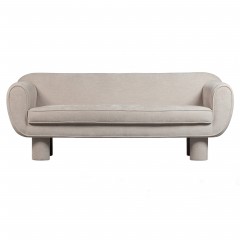SOFA WITH ROUND LEGS NATURAL 186 
